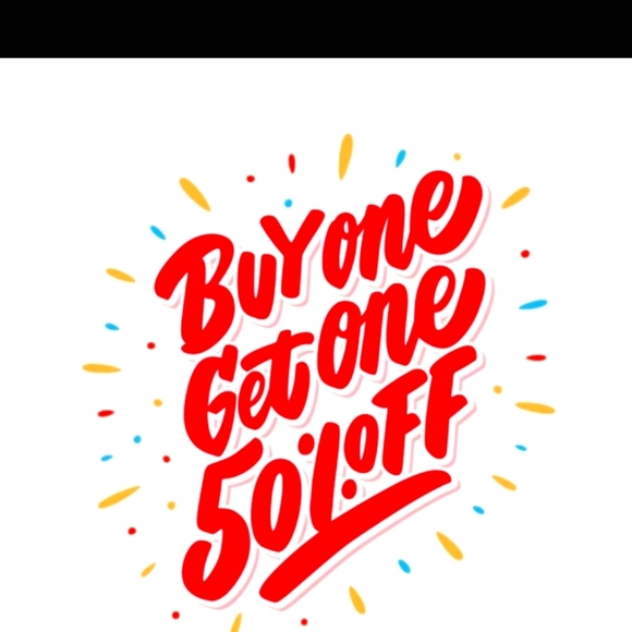 BUY 1 GET 1 HALF OFF SALE - Picture 1 of 3